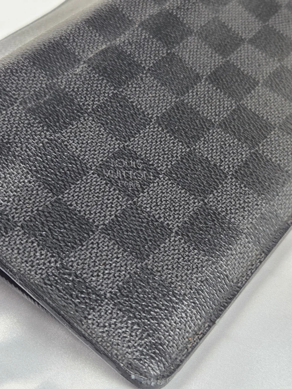 Louis Vuitton Damier Graphite Brazza Long Wallet Black